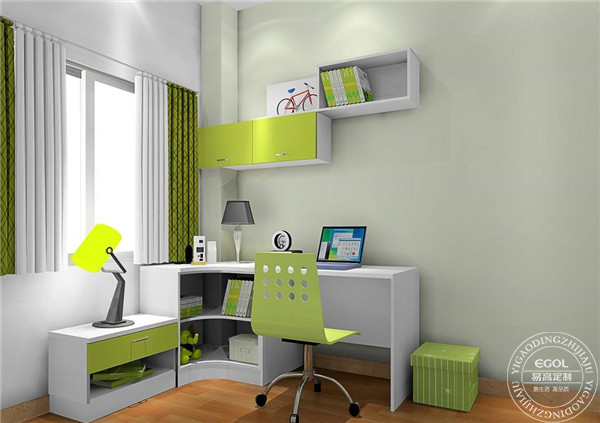 兒童房定制書柜怎么裝？