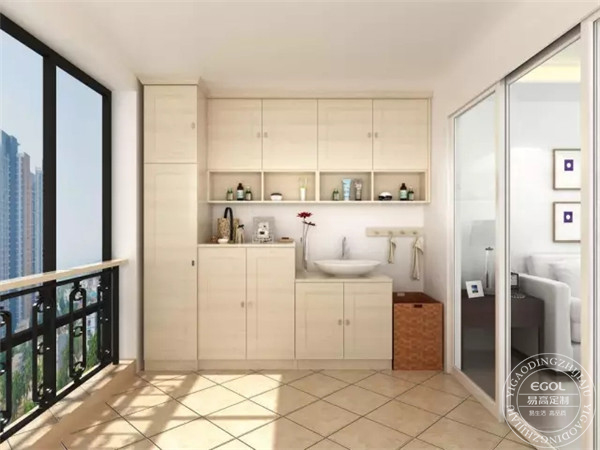 陽(yáng)臺(tái)可以怎樣定制收納柜？