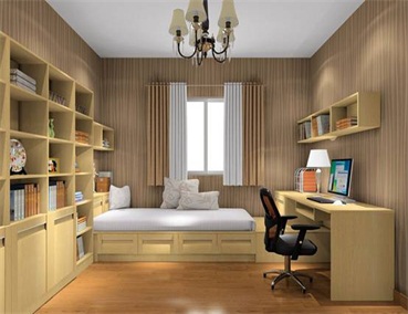 定制書房如何選擇軟裝窗簾搭配？