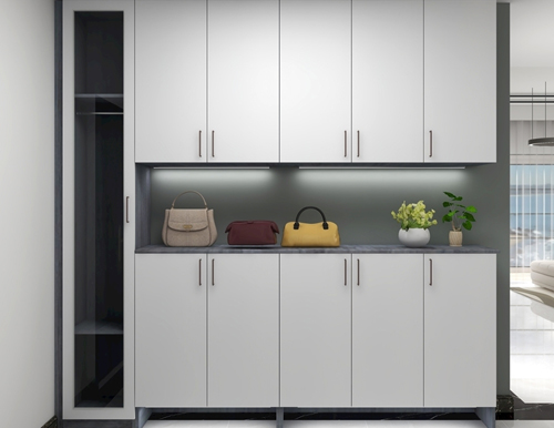  定制玄關柜如何做好收納？易高家居幫您設計！