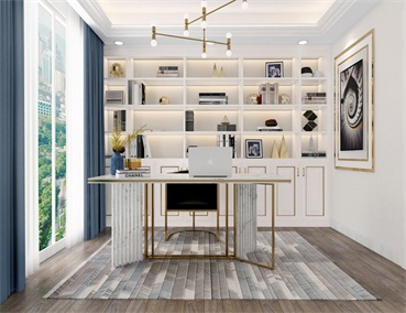 住宅戶型如何布局定制書房？如何讓書房更氣派？