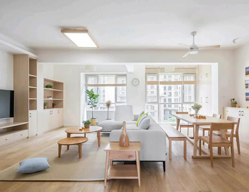 90㎡現(xiàn)代簡約風，勞逸結合生活才能更加美好
